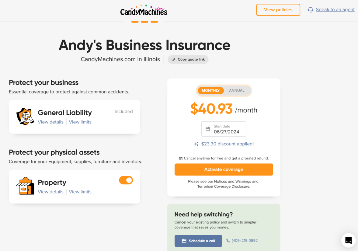 Vending machine operator managing their route